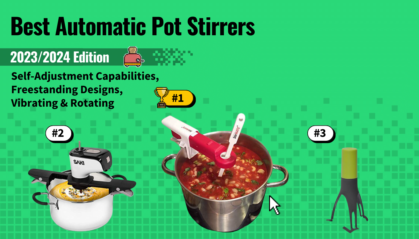 Saki SAKI Automatic Pot Mixer Auto-Stirrer for Cooking - Adjustable, Hands  Free, Electric - Self Stirring Kitchen Gadget with 2