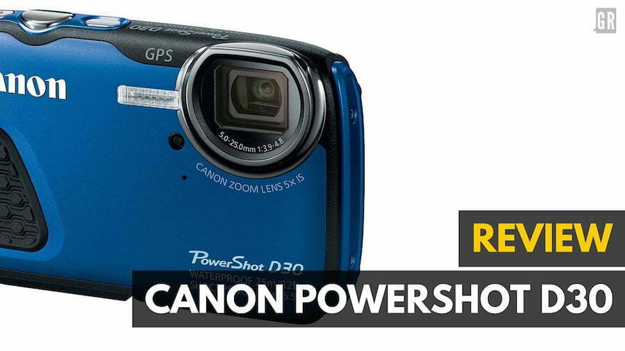 Canon PowerShot D30 Waterproof Camera Review | Gadget Review