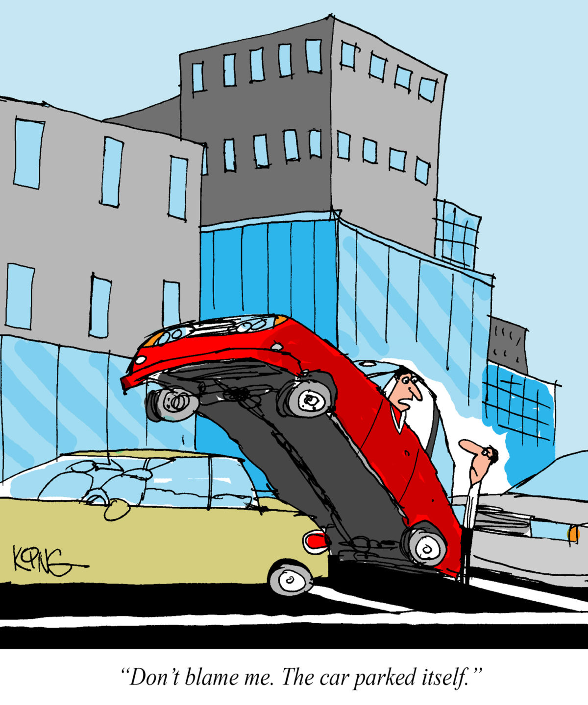 Computerized Car Cartoon When Cars Get Smarter (and Drivers Don’t): 10 Hilarious Cartoons ...