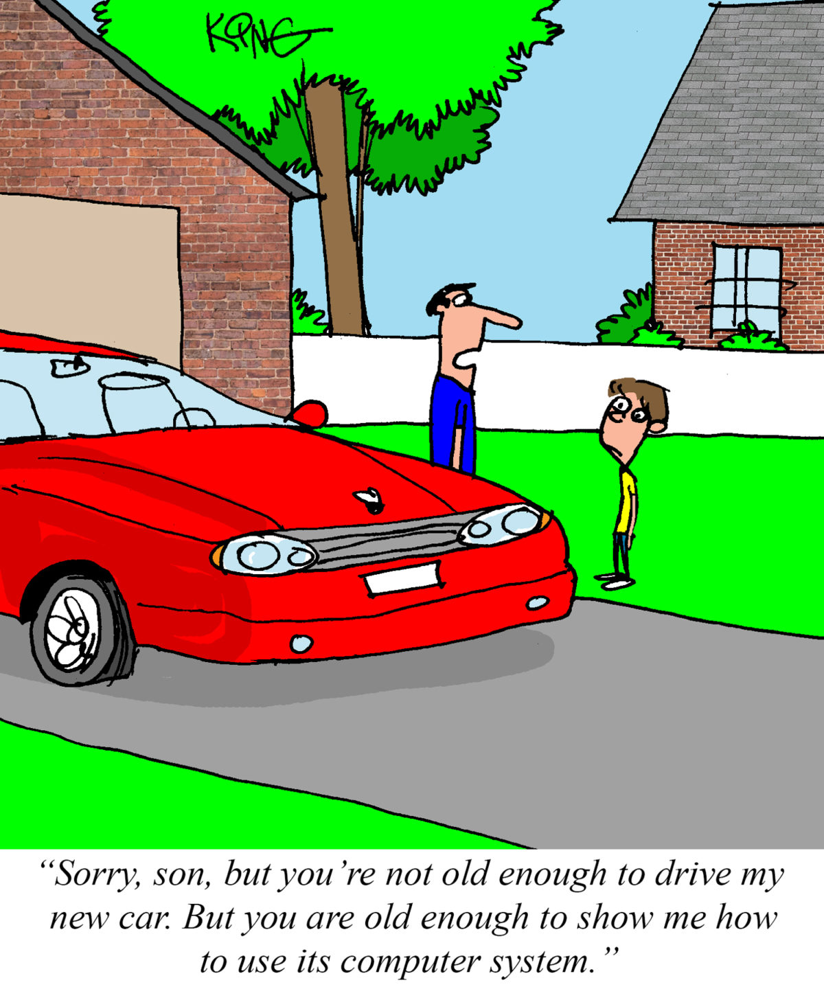 Computerized Car Cartoon When Cars Get Smarter (and Drivers Don’t): 10 Hilarious Cartoons ...