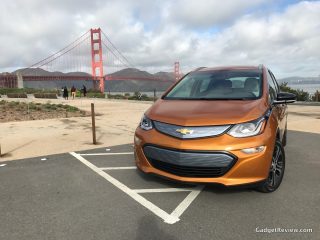 Chevy Bolt EV Review|||||||||||||The backseat of the Bolt||||||||||||||Chevy Bolt EV Mirror||Chevy EV Bolt energy usage. |||||Chevy Bolt EV Back Seat||Chevy Bolt Trunk is small