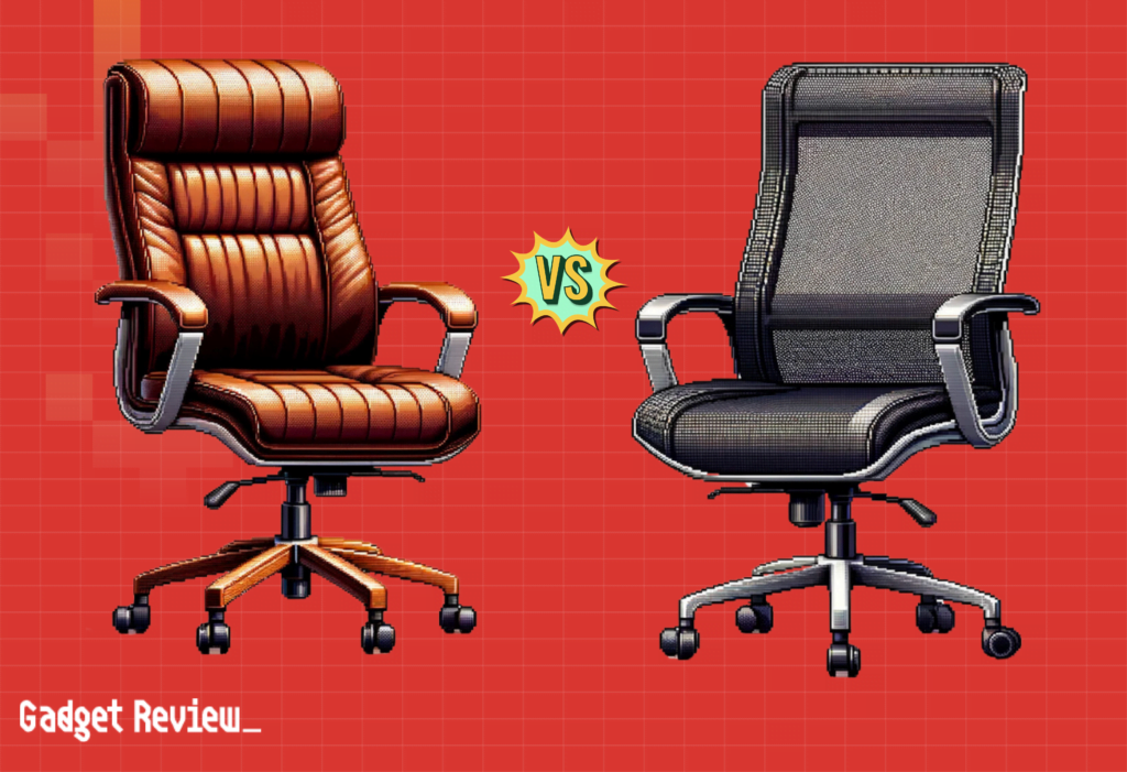 leather vs mesh office chairs