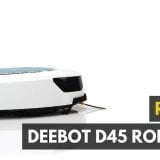 Deebot D45 Vacuum hands on review|The Deebot D45 can detect stairs.|Deebot D45 Top Shot