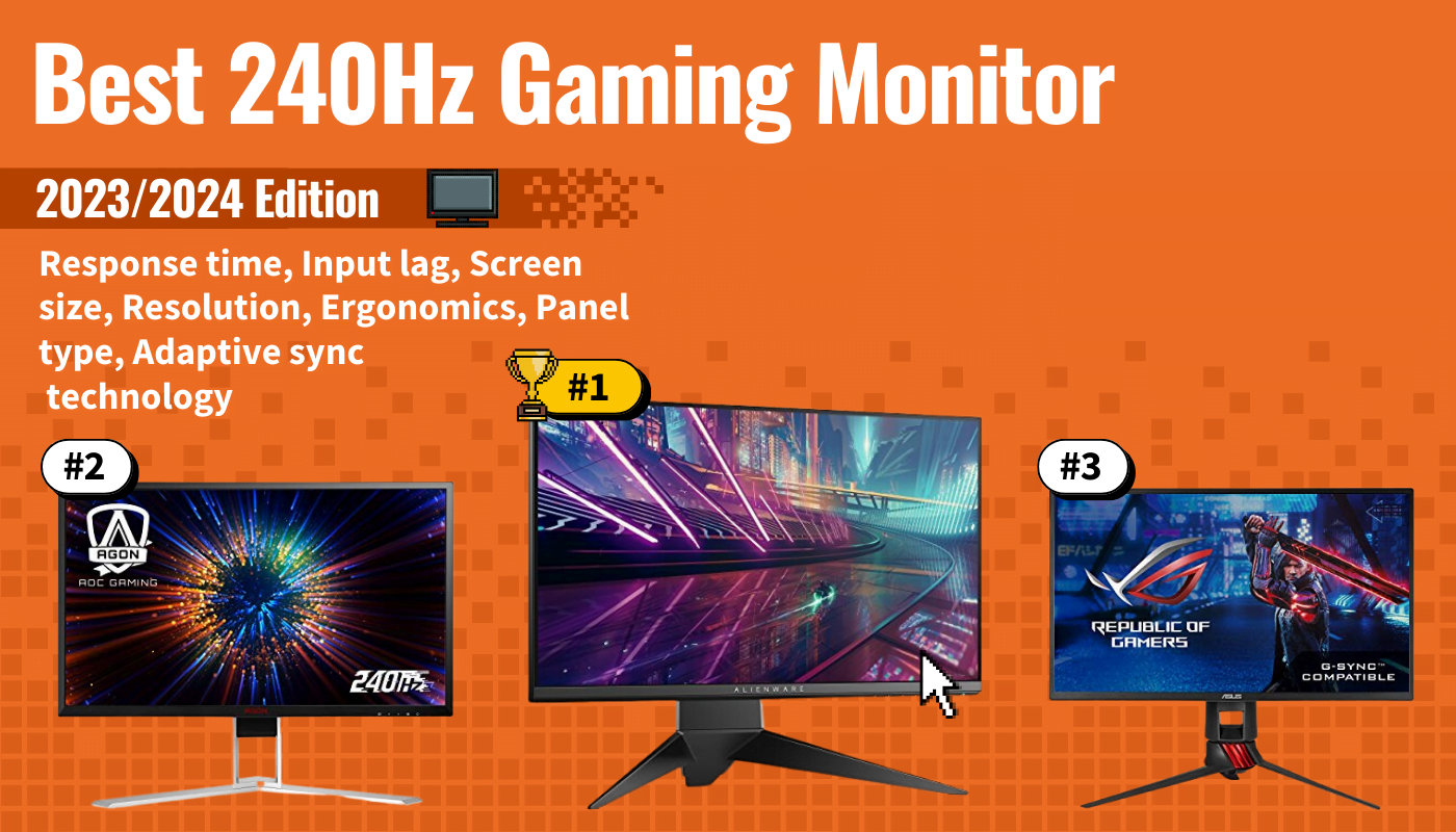 best 240hz gaming monitor guide that shows the top best computer monitor model