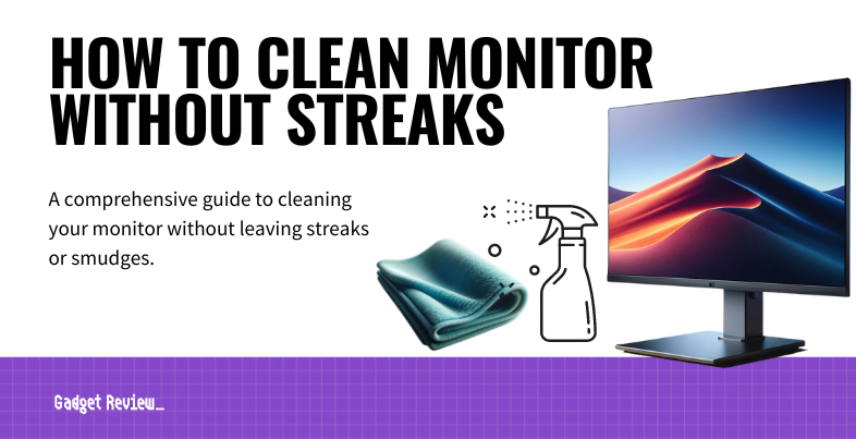 how to clean monitor without streaks guide