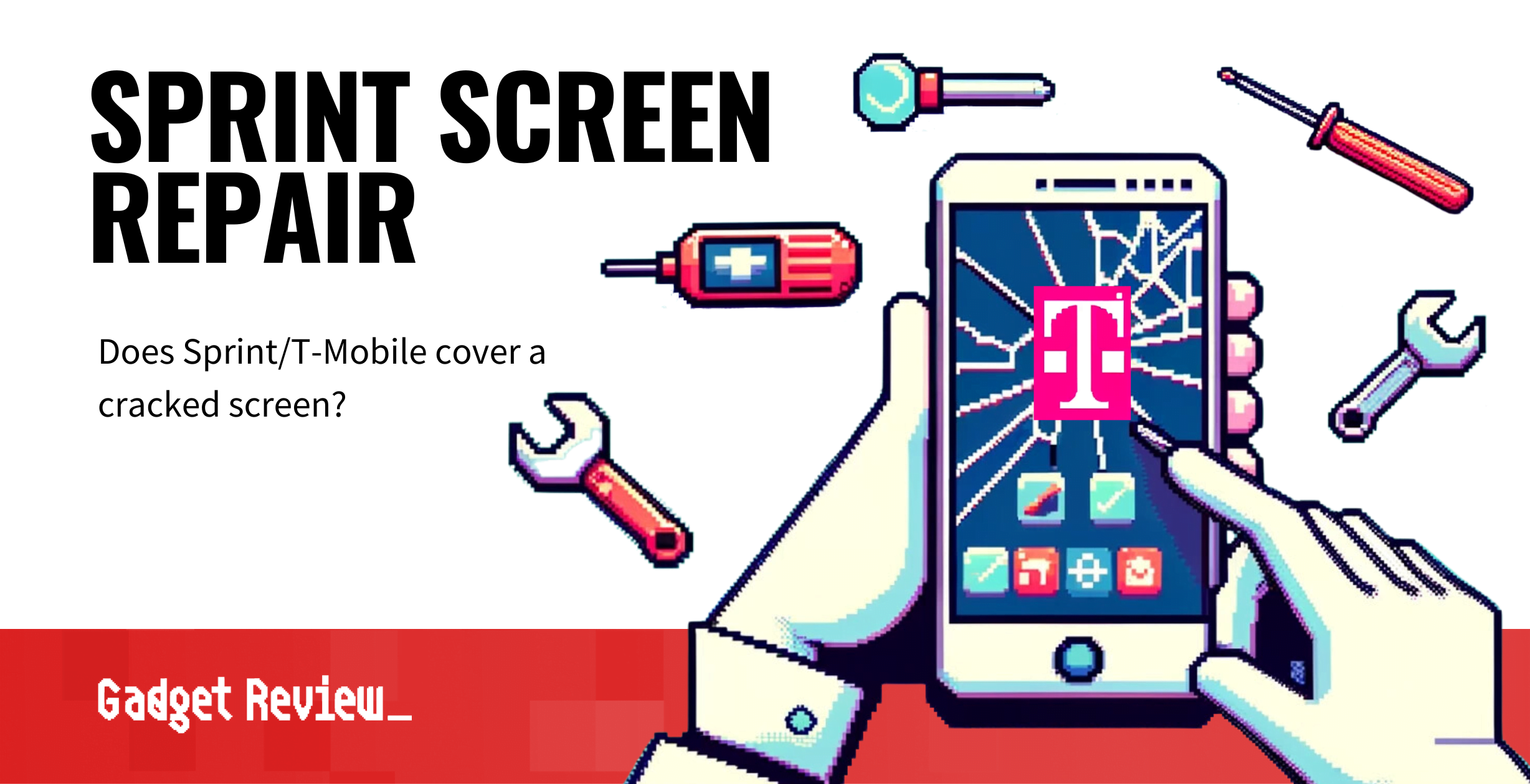 sprint screen repair guide