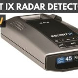 Escort IX Radar Detector Review|Impact resistant plastic highlights the sleek design of the Escort iX radar detector.|A suction cup and magnetic mount system make the Escort iX easy to remove from the car.|The suction cup and magnetic mount design make the iX easy to remove from the car.|A full color display screen provides all the information you need to operate the Escort iX.
