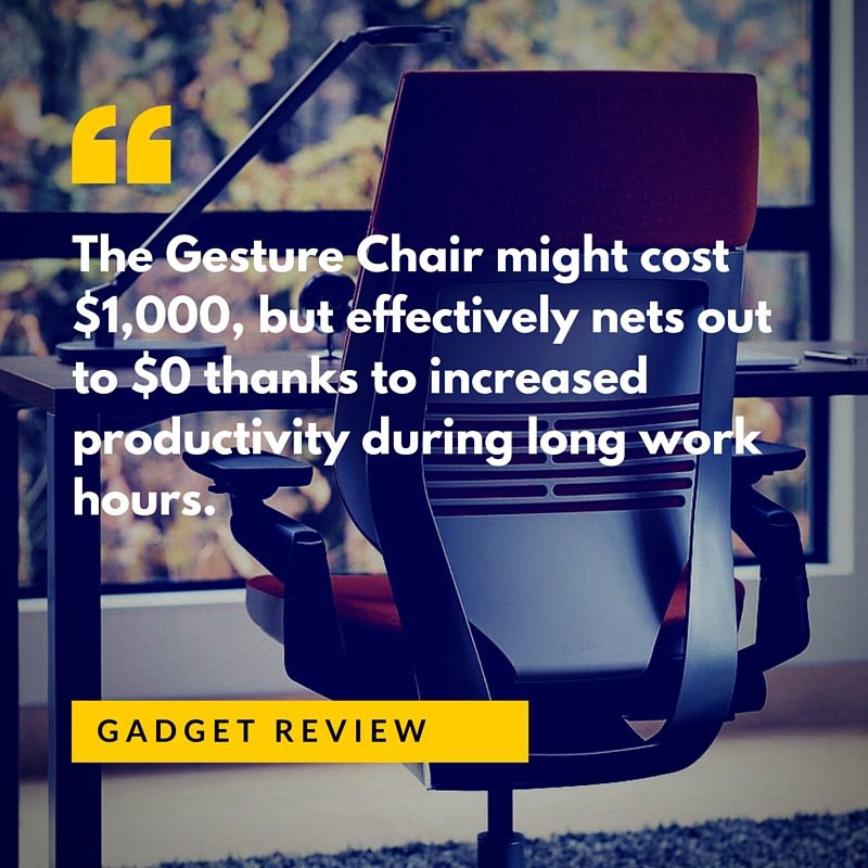 Steelcase Gesture Office Chair Review Gadget Review