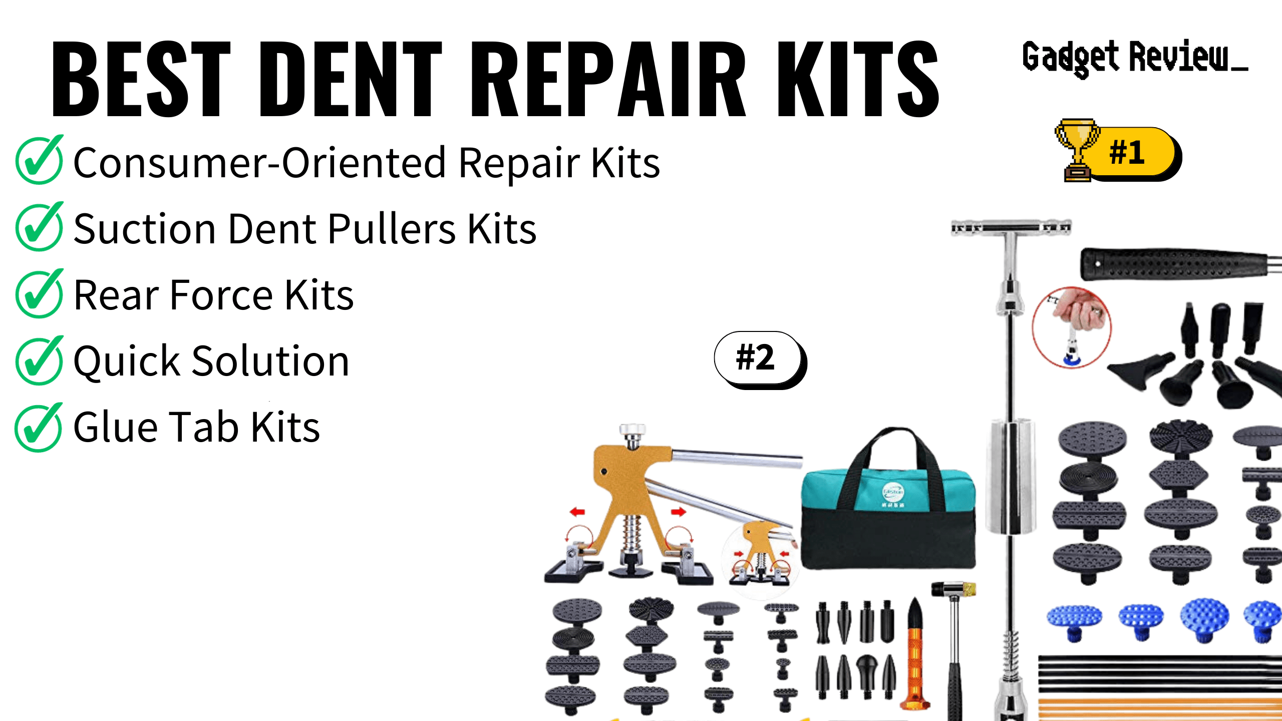 Super PDR Car Body Paintless Dent Repair Black Tools Kit (77pcs)