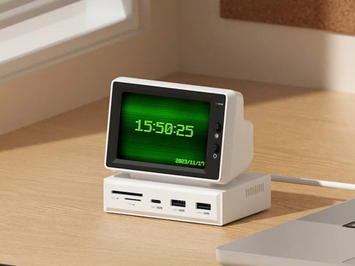 Retro-Futurism Hits Your Desk: Hagibis' Tiny Monitor Hub Is Useful Eye ...