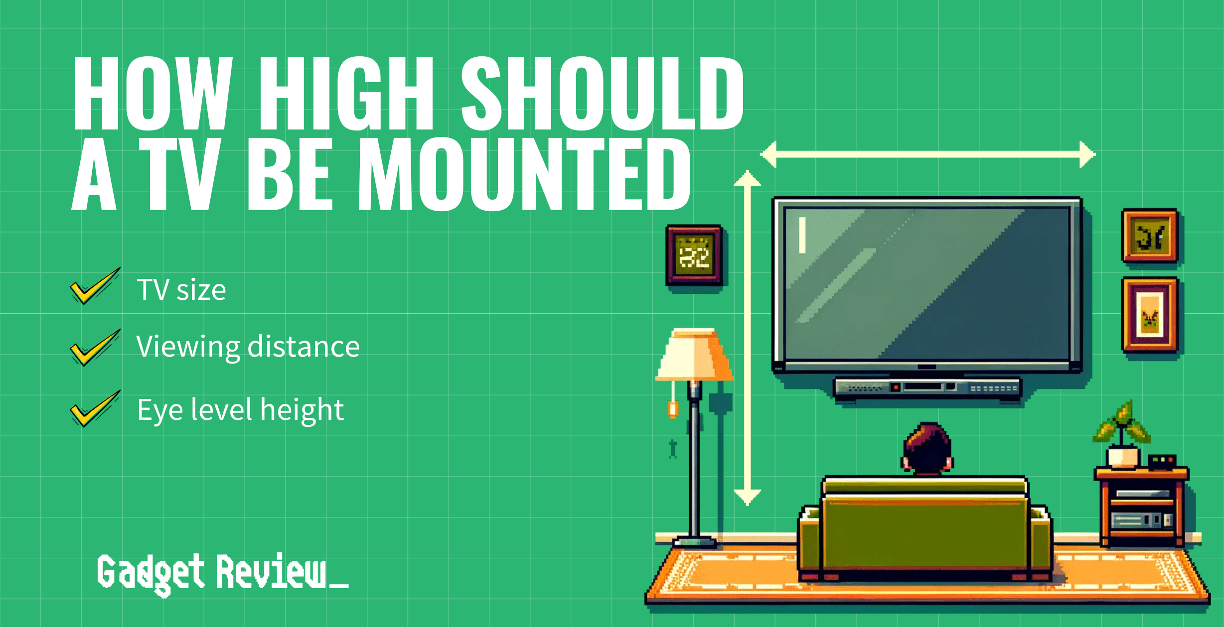 how high should a tv be mounted guide