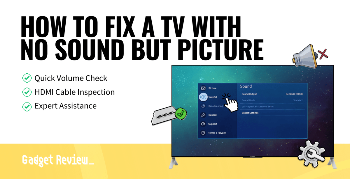 How To Fix A TV With No Sound But Picture Repair Help