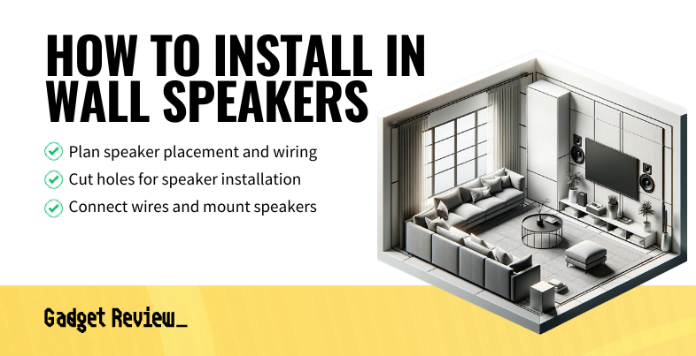 how to install in wall speakers guide