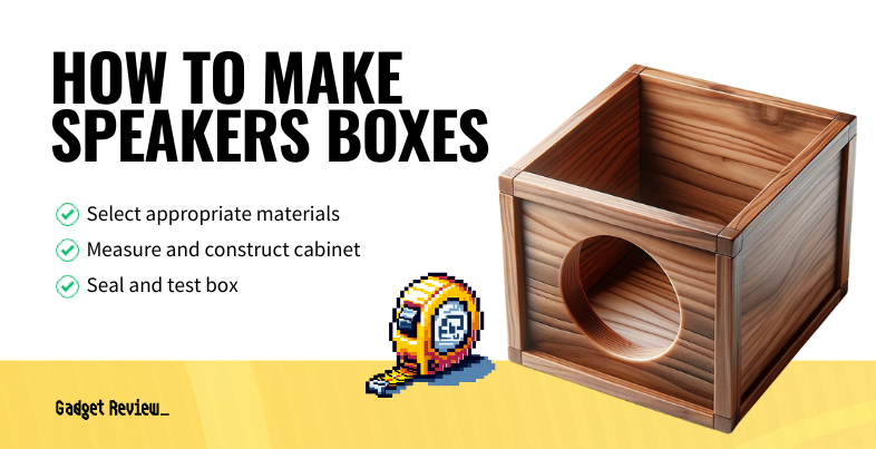 how to make speakers boxes guide