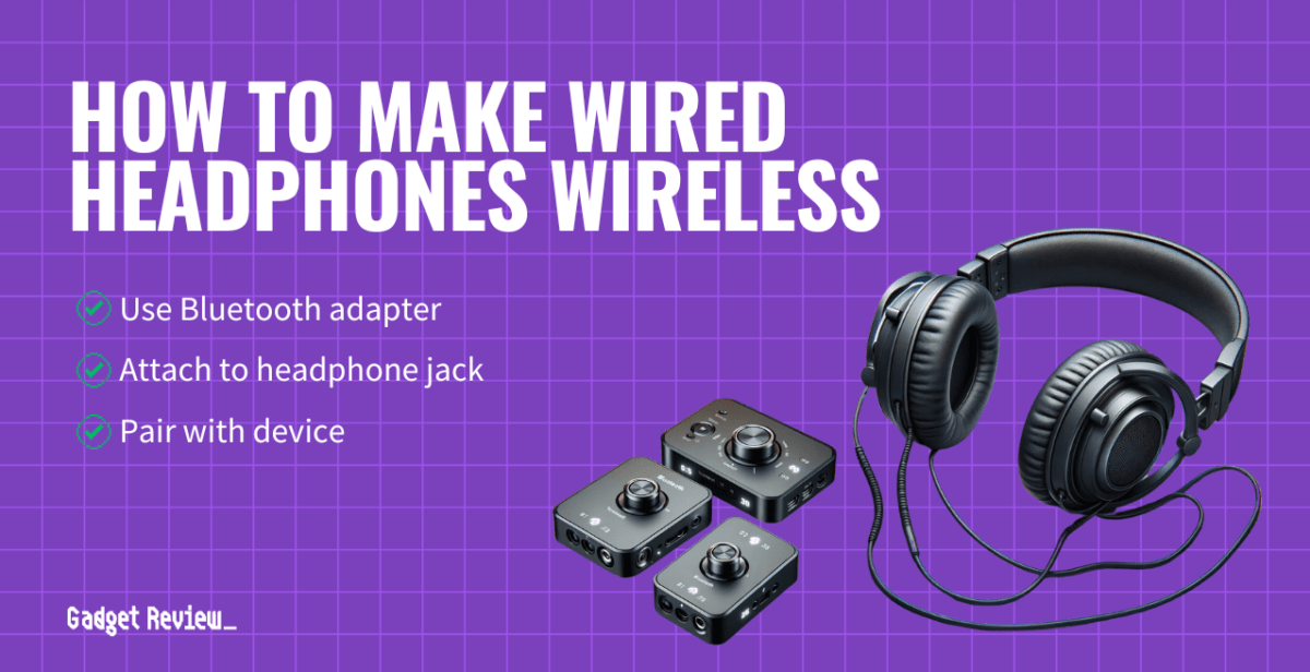 How To Make Wired Headphones Wireless Converting Headset