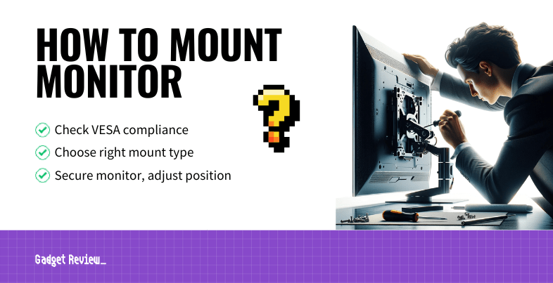 how to mount monitor guide