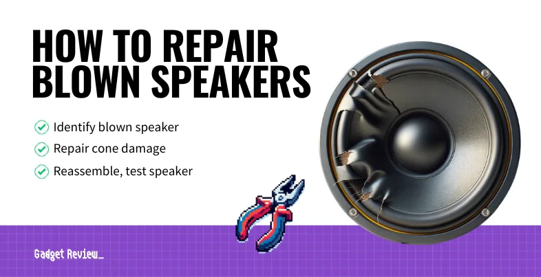 how to repair blown speakers guide
