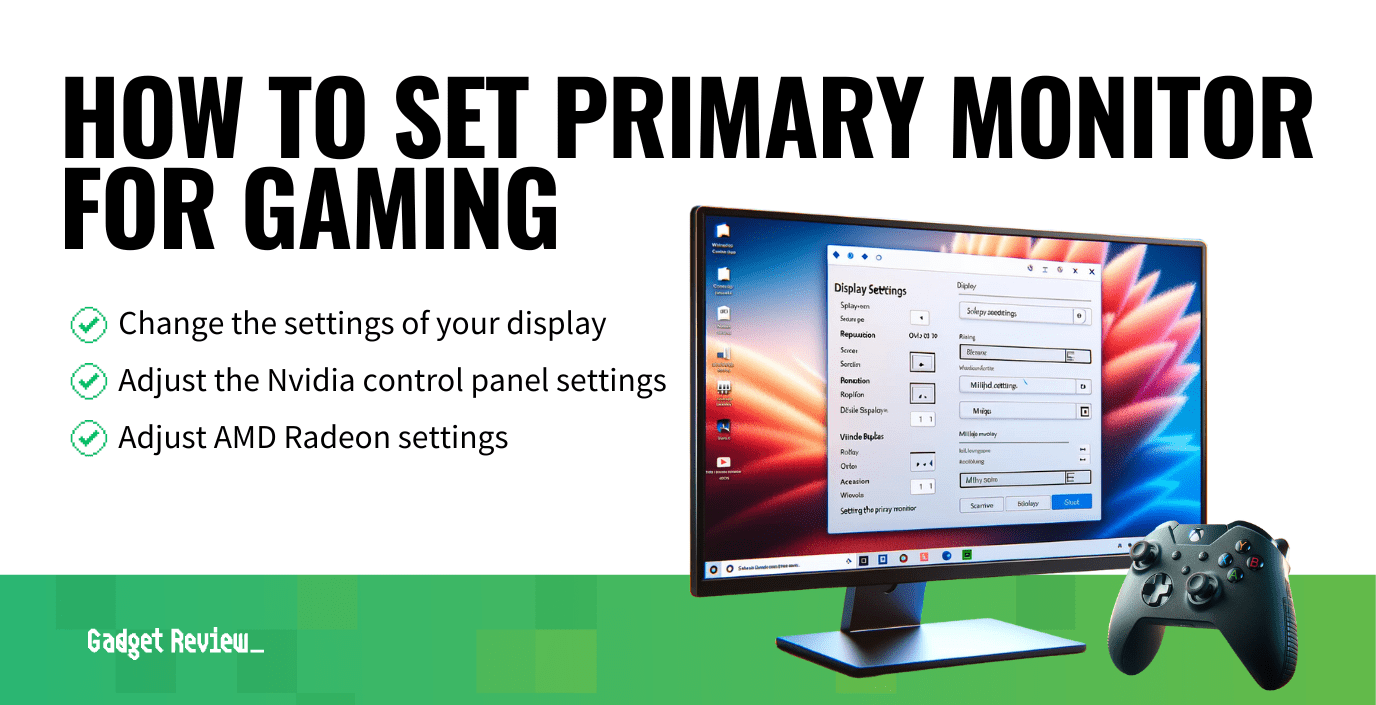 how to set primary monitor for gaming guide