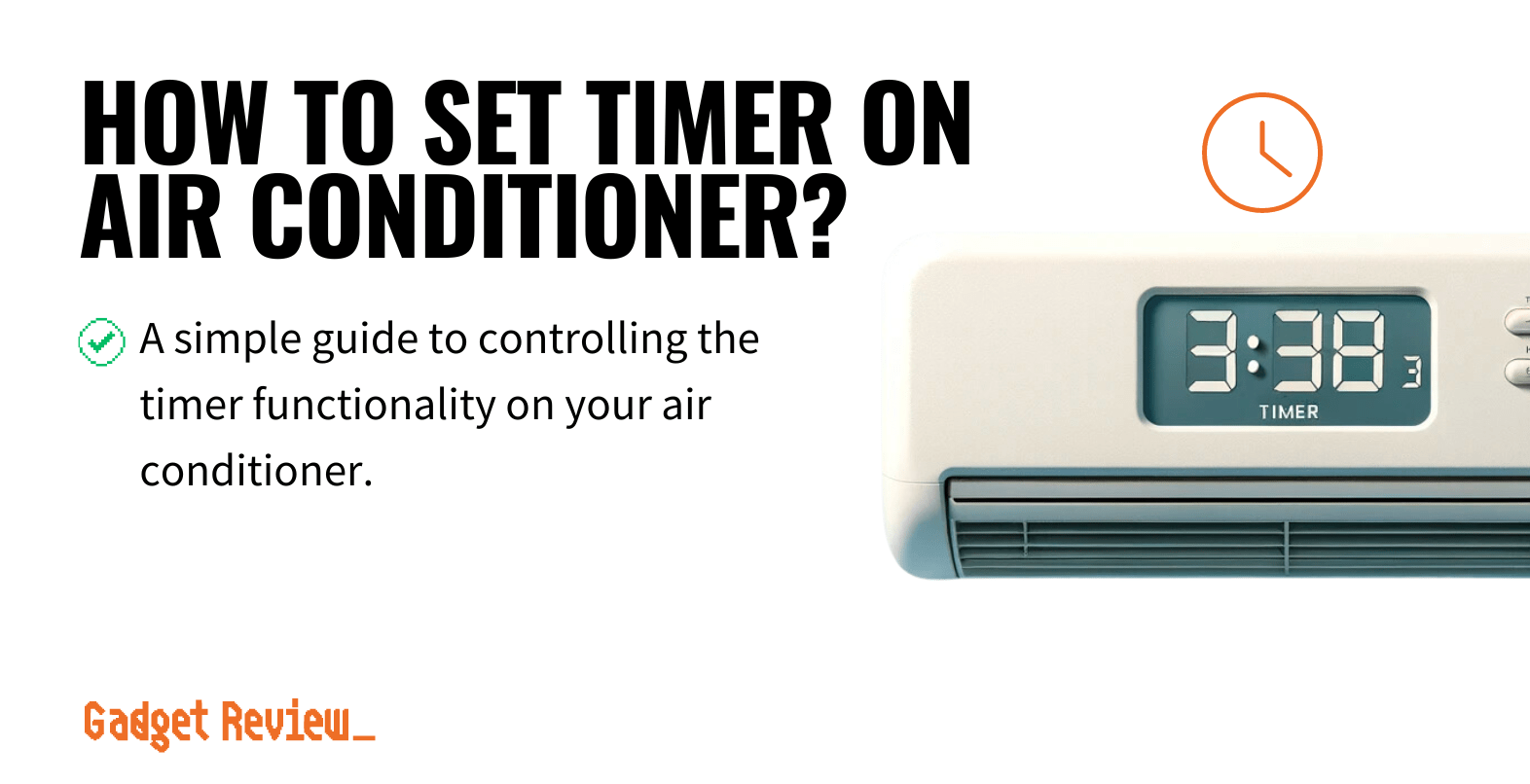 how to set timer on air conditioner guide