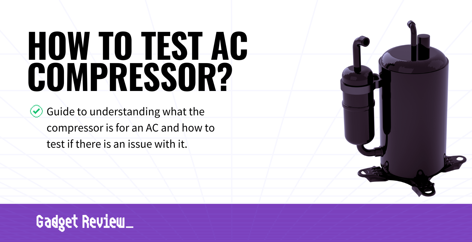 how to test ac compressor guide