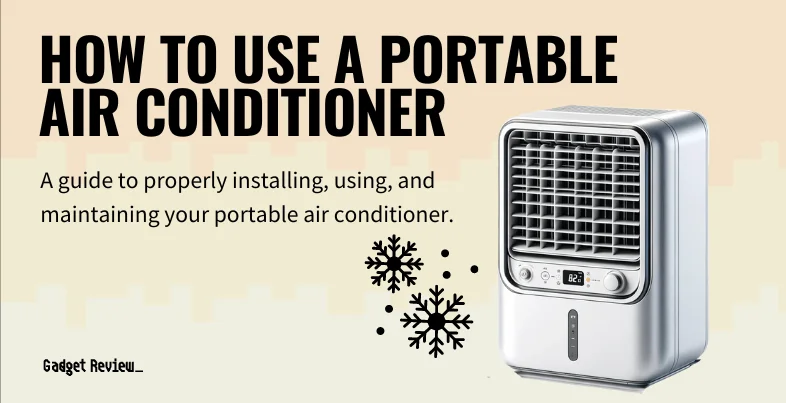 how to use a portable air conditioner guide