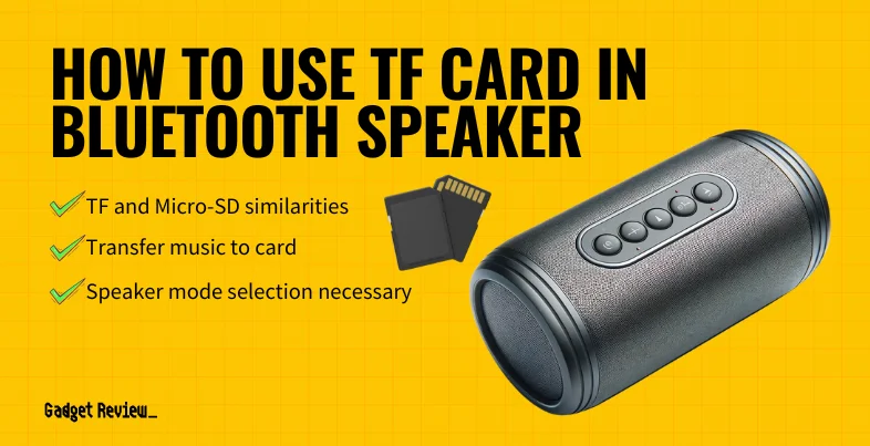 How to Use TF Cards in Bluetooth Speakers
