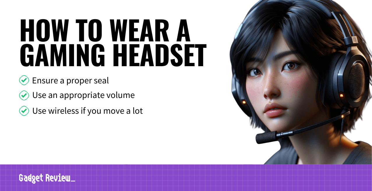 how to wear a gaming headset guide