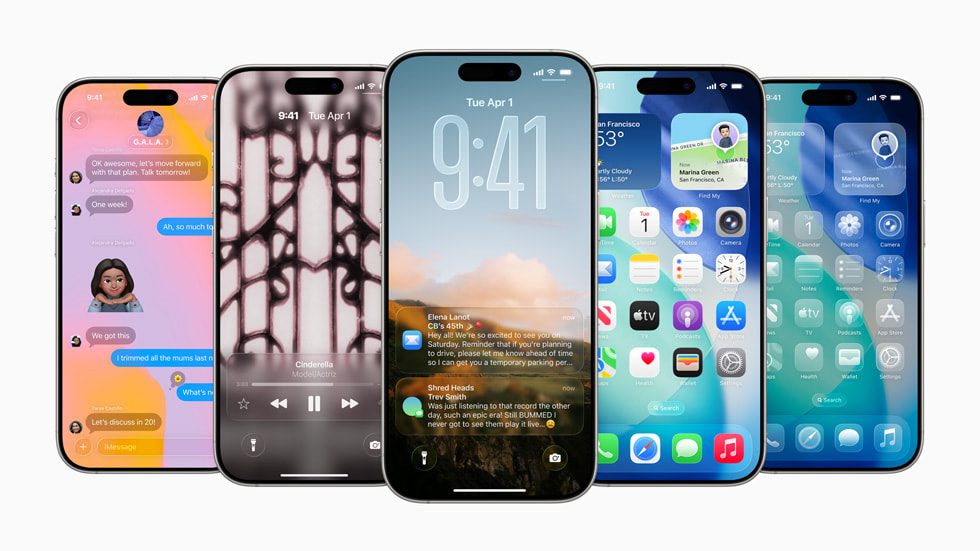 iOS 26 Liquid Glass UI