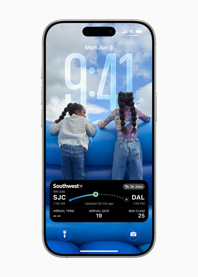 iOS lock screen update