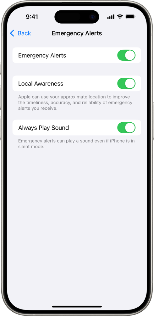 iOS notification management