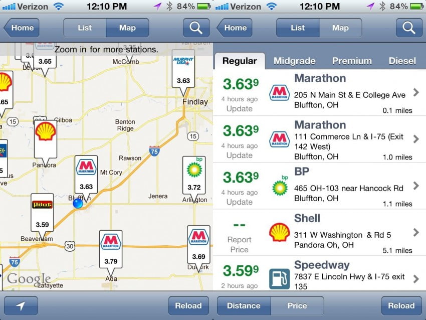 iPhone-Gas-apps-Gas-Buddy-map