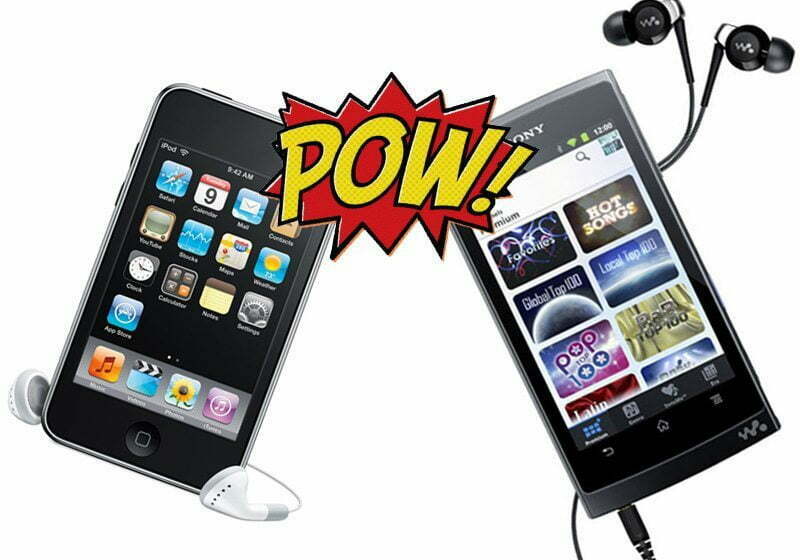 IPod Touch Vs. Sony Walkman Z (comparison) - Gadget Review