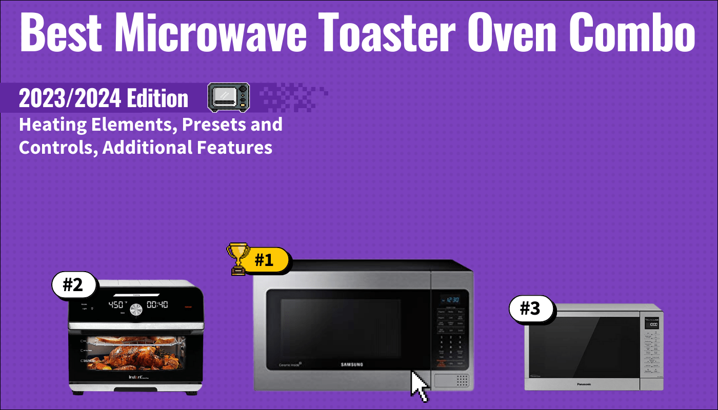 best microwave toaster oven combo featured image that shows the top three best microwave models