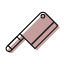 if Sweet Halloween Butcher knife 1549249