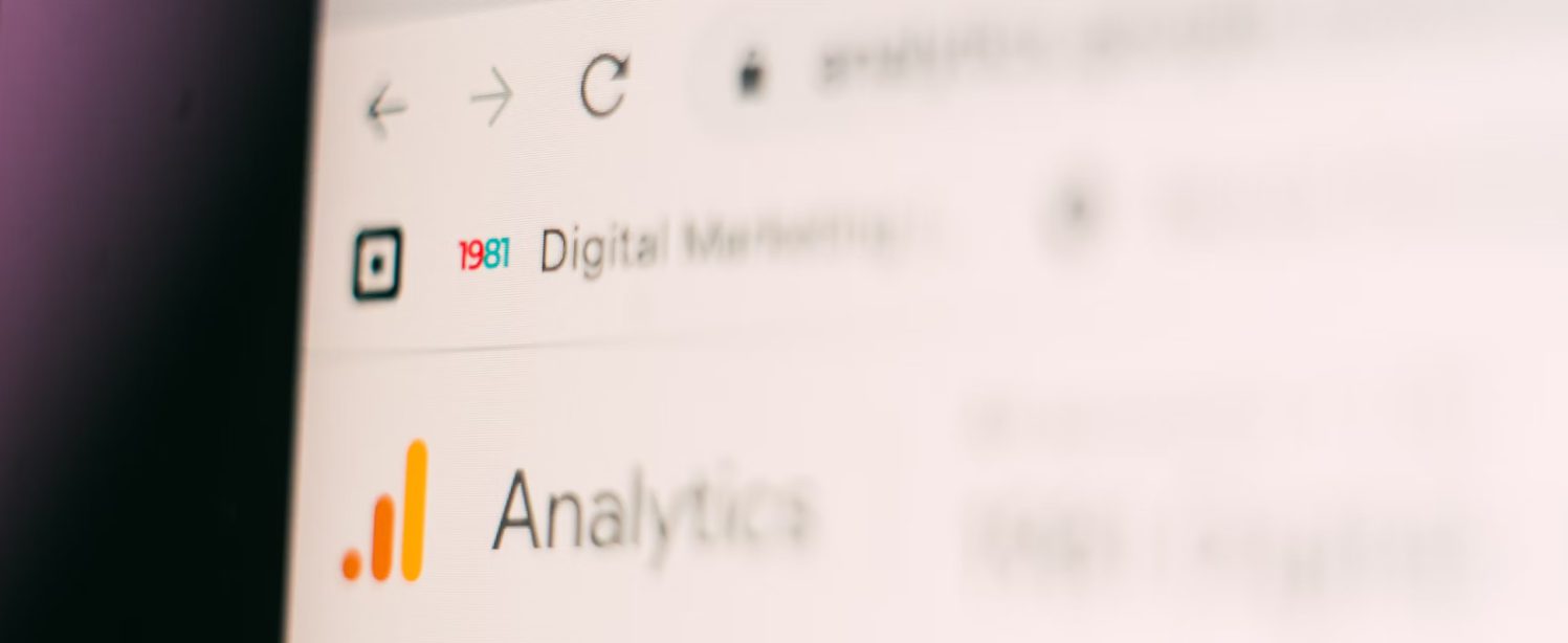 Google Analytics dashboard for digital marketing data