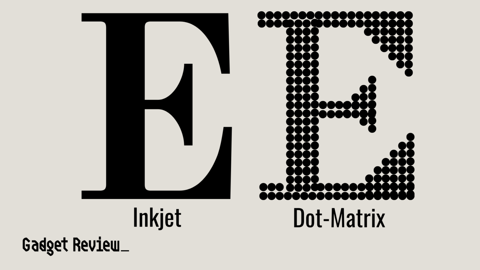 Inkjet Vs Dot Matrix Differences in These Two Printers?