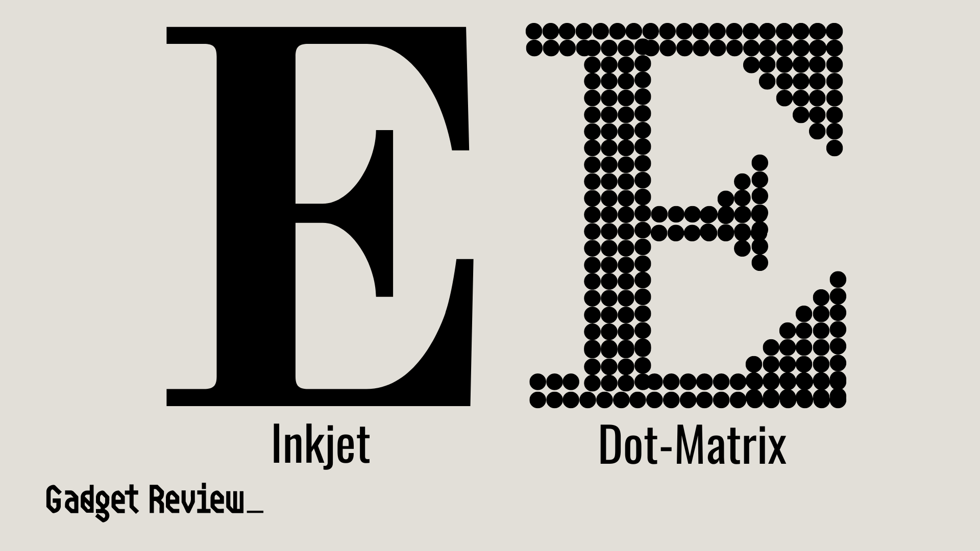 Inkjet Vs Dot Matrix Differences in These Two Printers?