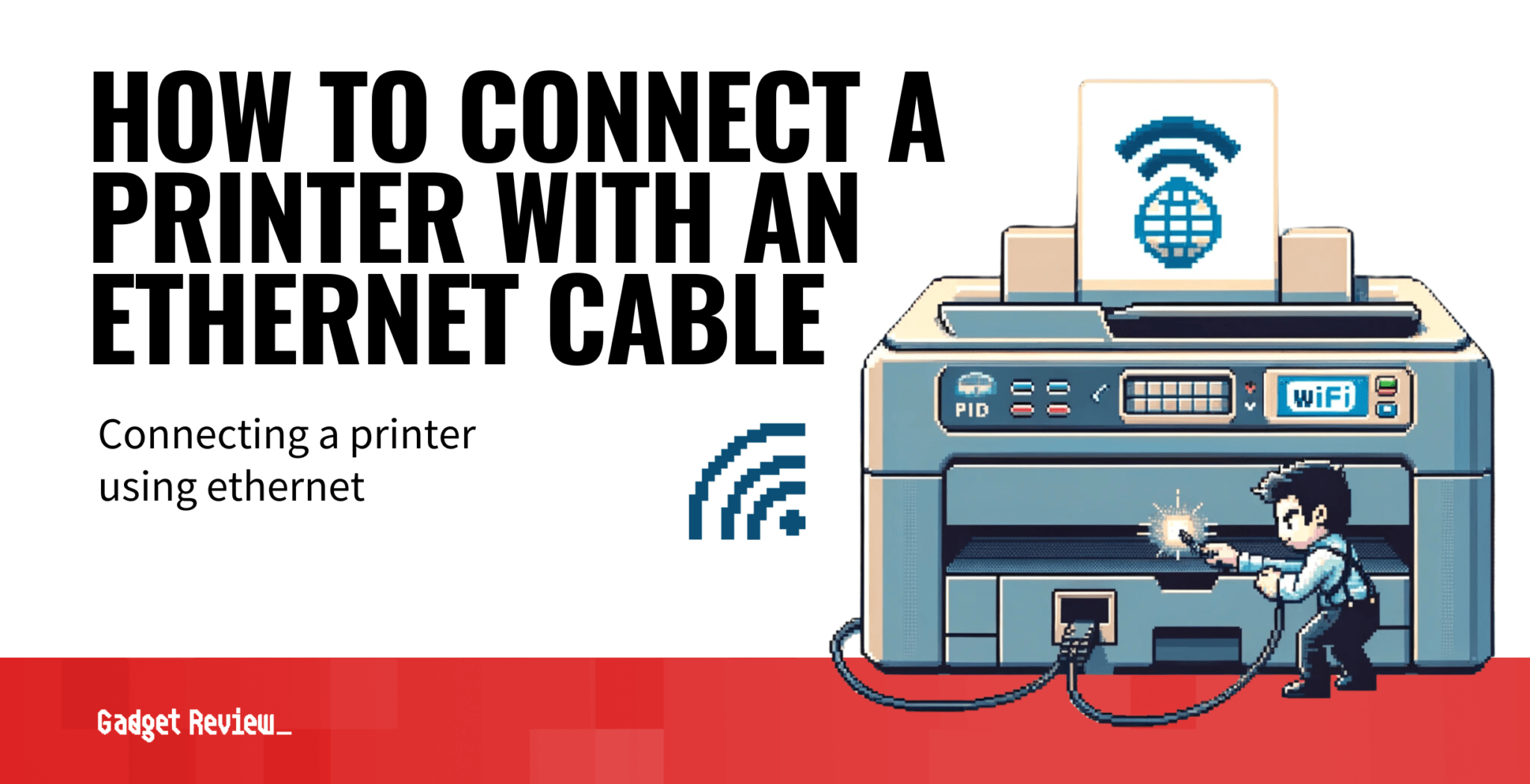 How To Connect Printer With An Ethernet Cable | Printing Via Ethernet