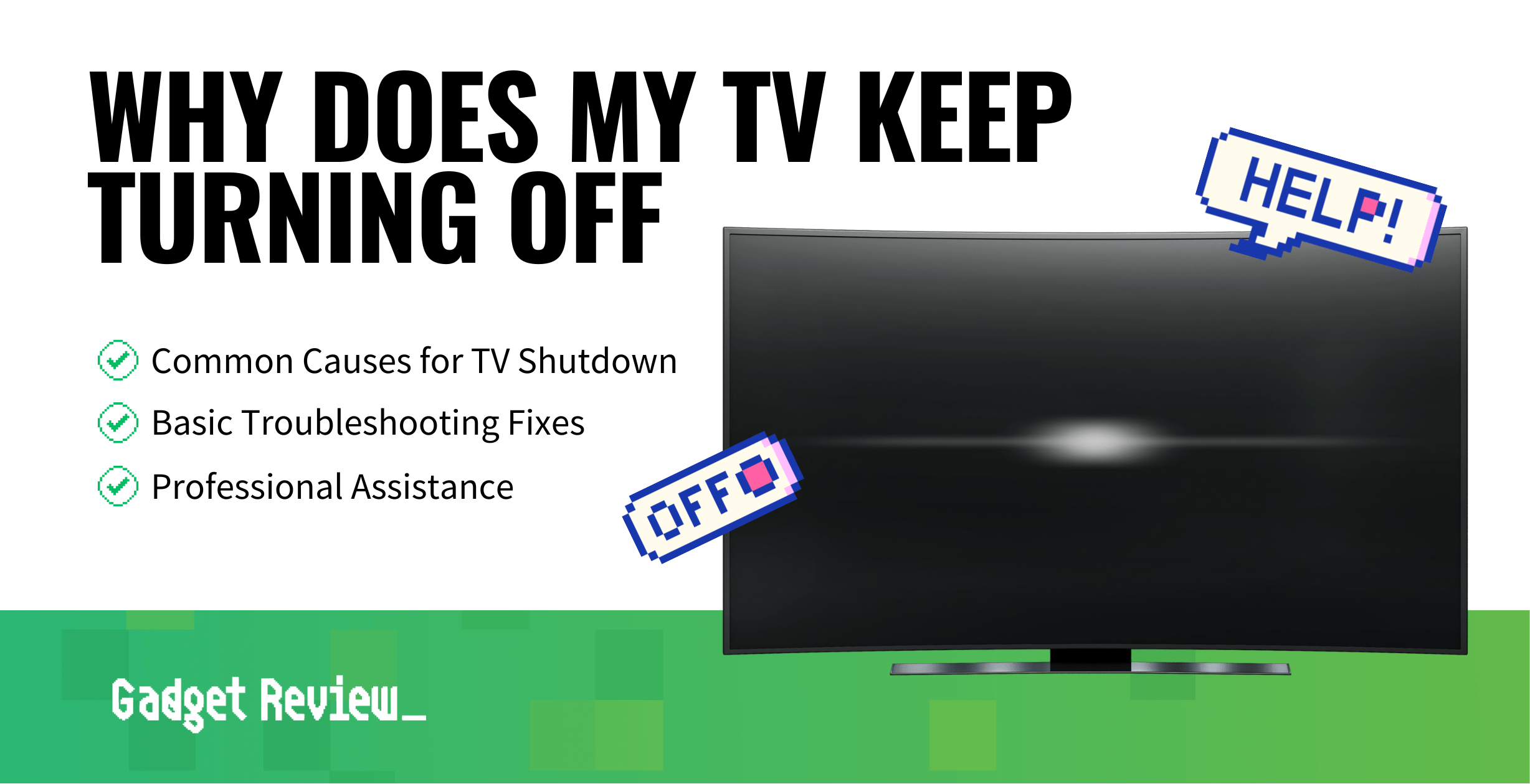 why does my tv keep turning off guide