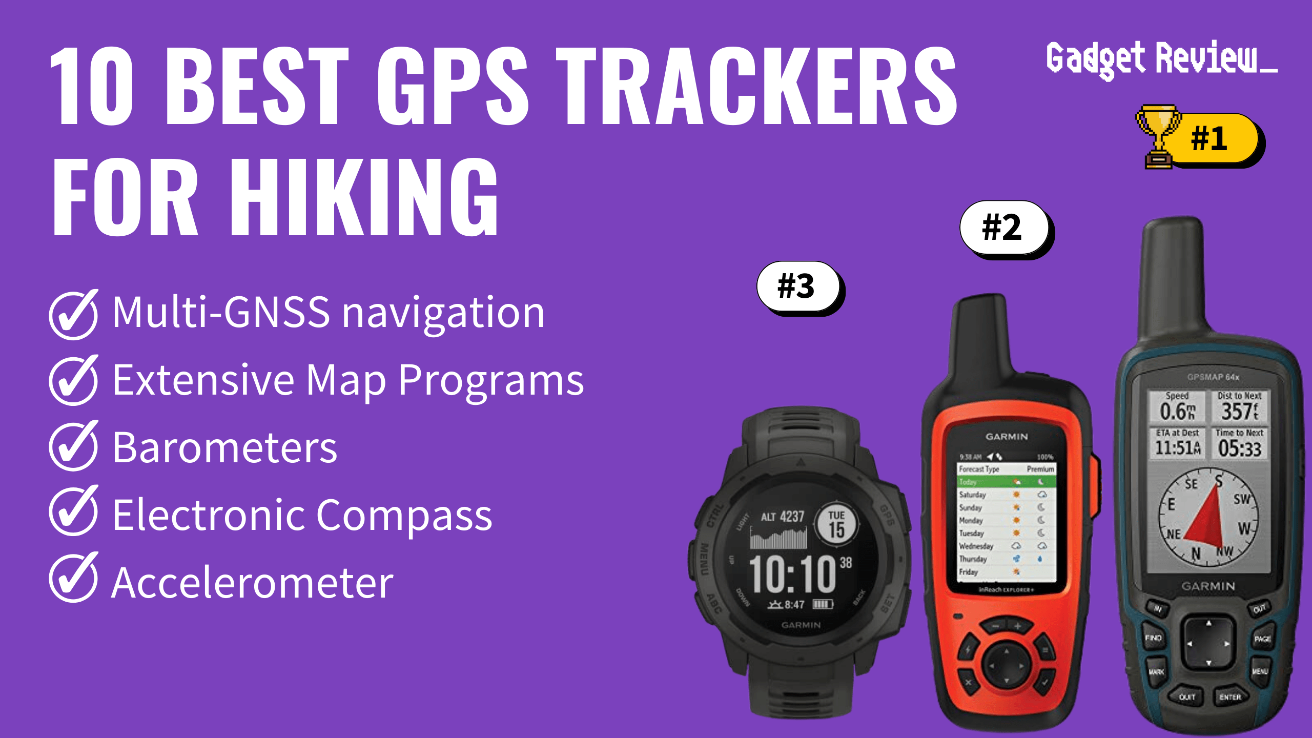 10 Best GPS Trackers for Hiking