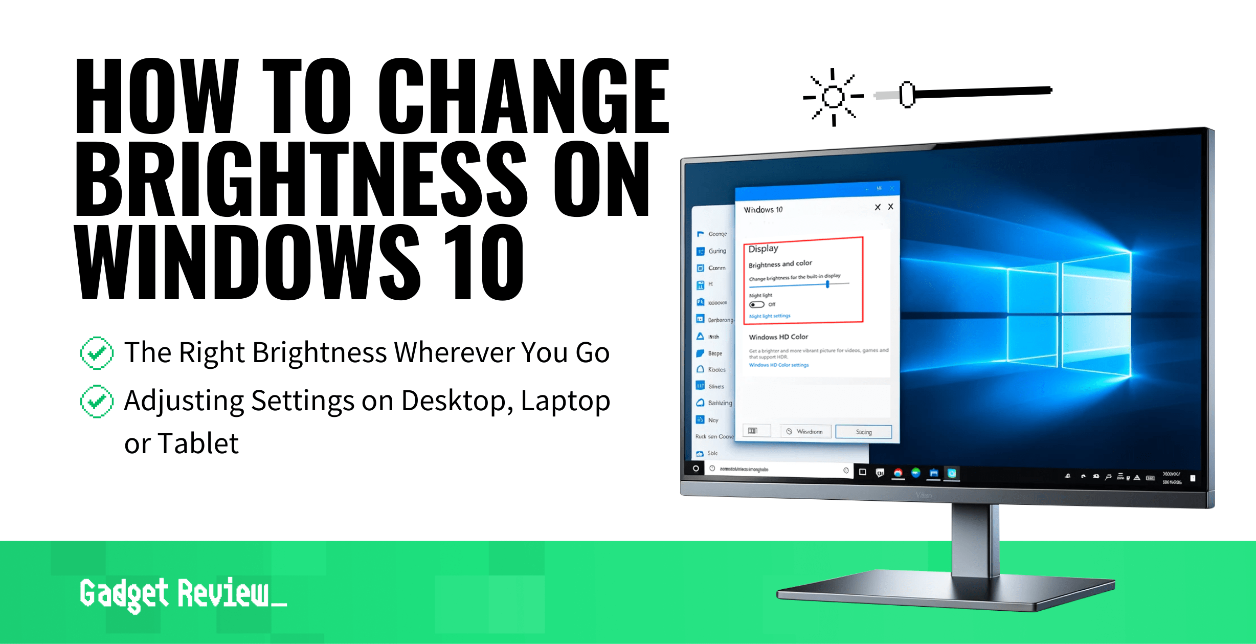 How to Change Brightness on Windows 10