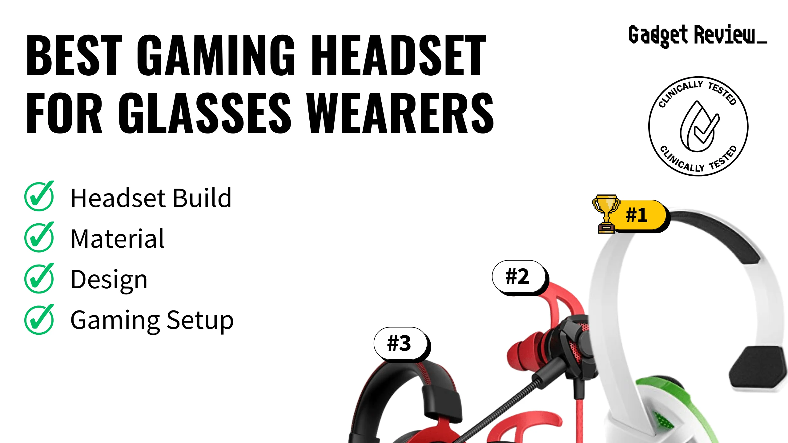 Best Gaming Headset for Glasses Wearers