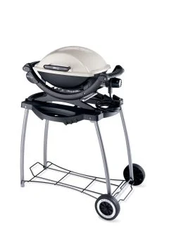 526001K 2008 Weber Q 140 Electric Grill Biege Product Angled|||526001G 2008 Weber Q 140 Electric Grill Biege Feature