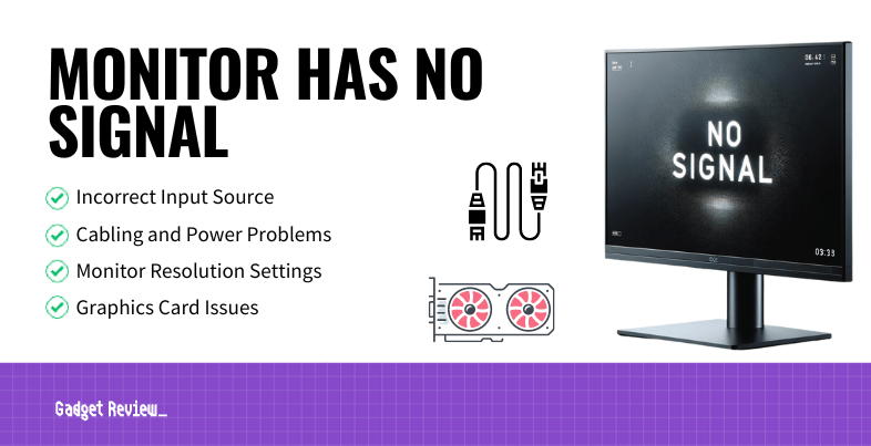 monitor no signal guide