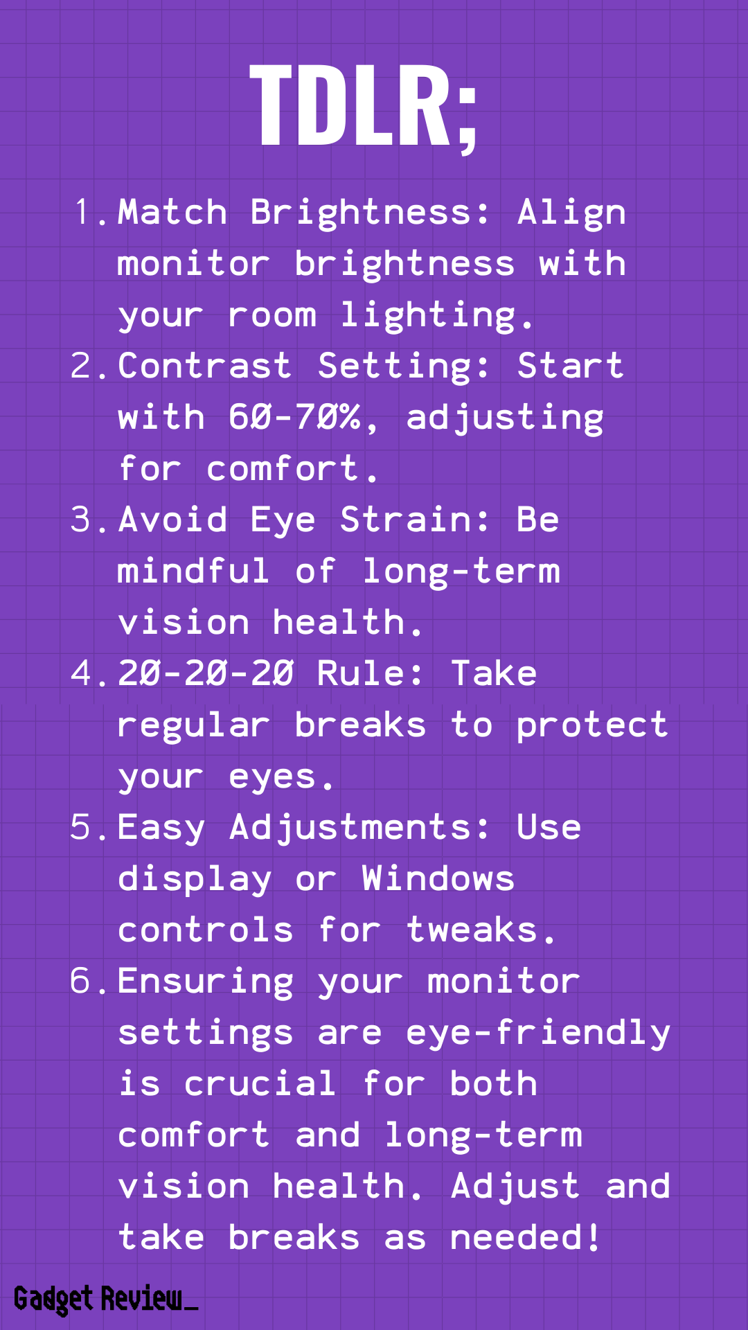 Best Monitor Brightness And Contrast Settings For Eyes Help Eye Strain