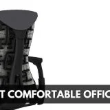 The top office chair that is also the most comfortable.|The Herman Miller Aeron Chair combines high levels of comfort with a great looking design.|The adjustable SPACE Seating Professional AirGrid Chair uses a mesh back rest to provide comfort.|The Herman Miller Embody Chair provides a great mix of style and comfort in its design.