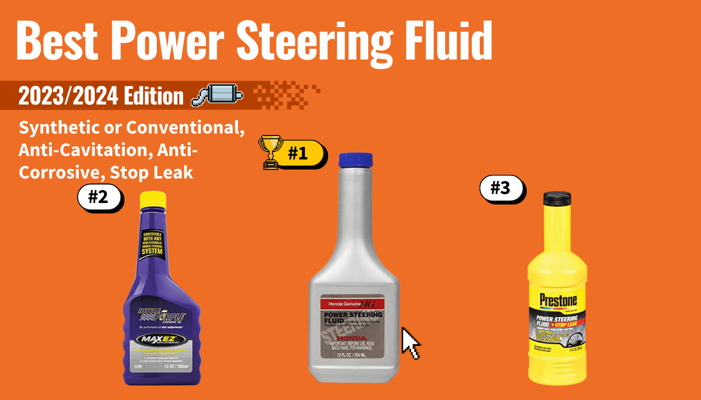 best power steering fluid featured image that shows the top three best car accessorie models