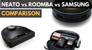 A comparison of Neato vs Samsung vs Roomba|Neato Vac robot vacuum|Samsung Bot Vacuum cleaner|Roomba 980 bot vac