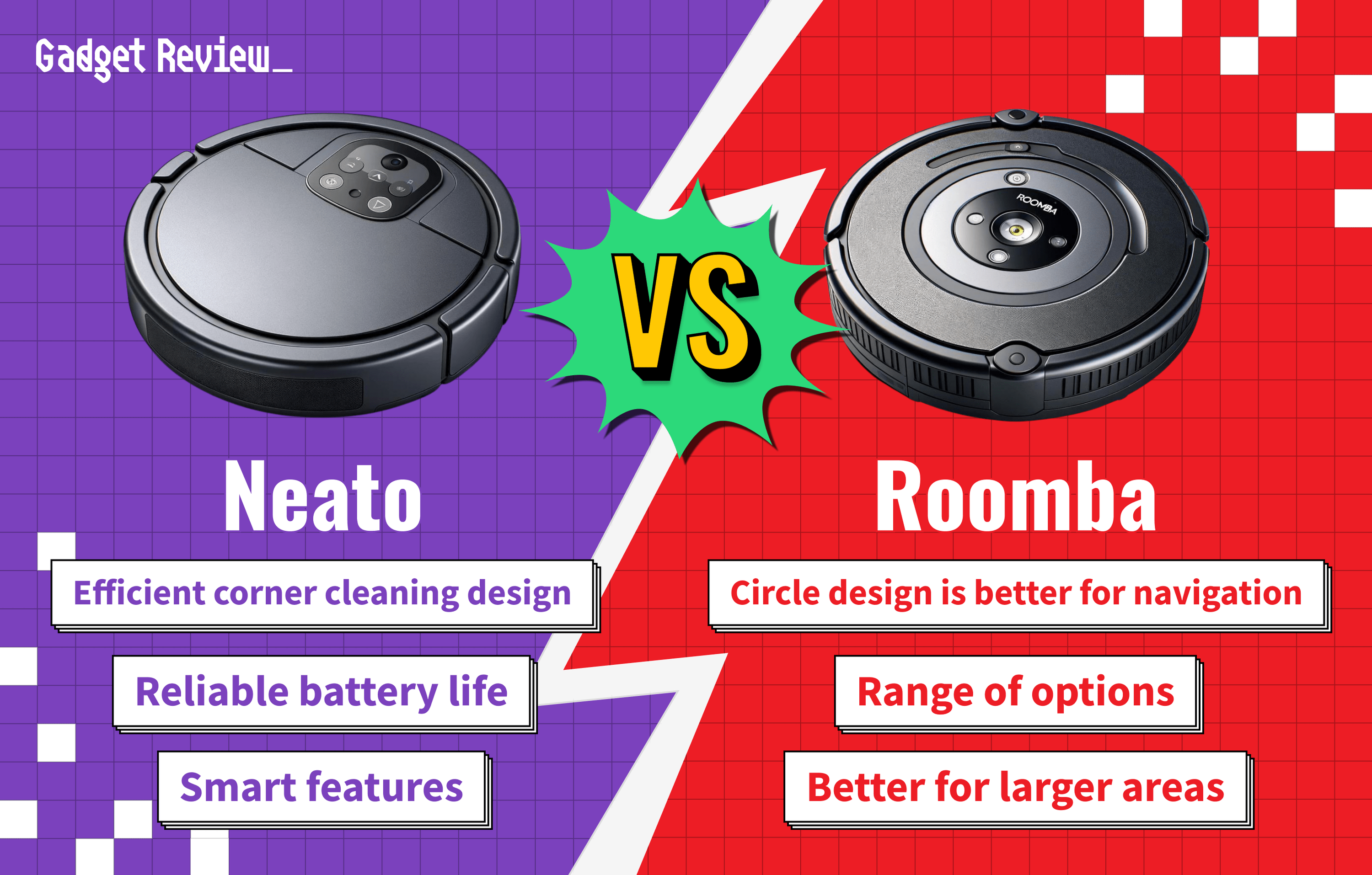 Neato vs Roomba