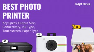 best photo printer featured image that shows the top three best printer models